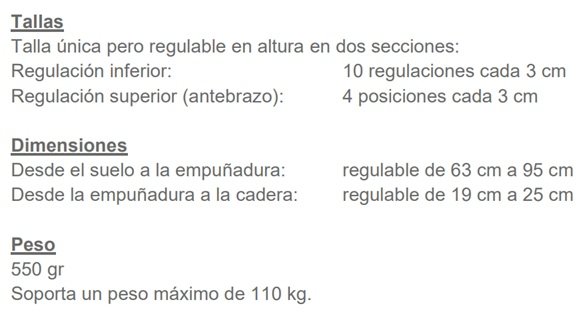 Bastón regulable aluminio - Imagen 2