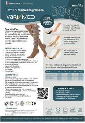 Medias de compresión alta unisex