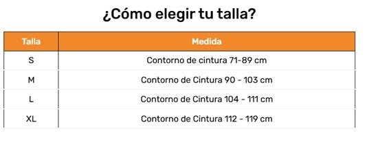 Faja lumbosacra elástica 4 bandas REFORZADA - Imagen 3
