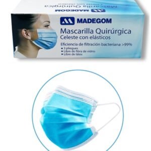 Mascarillas 3 pliegues desechables